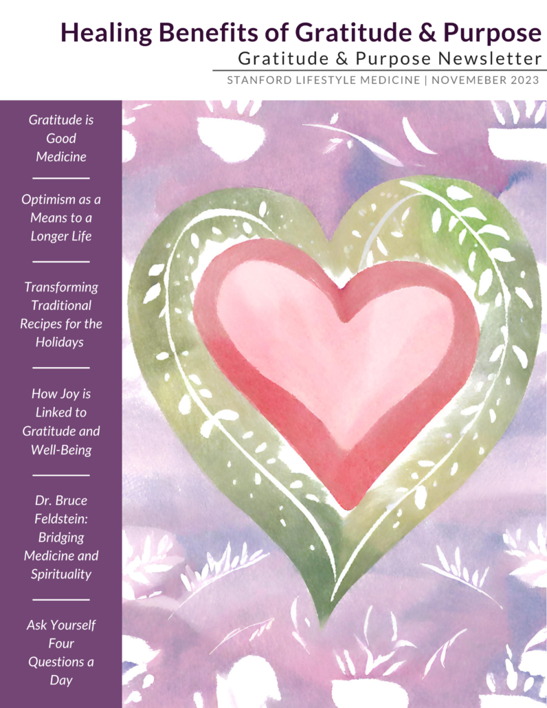 Healing Benefits of Gratitude and Purpose Healing Benefits of Gratitude and Purpose