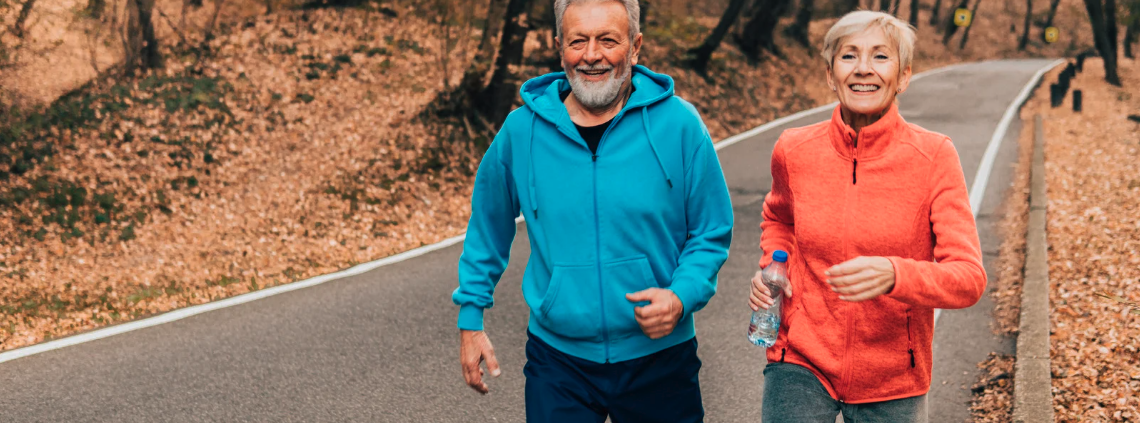couple jogging