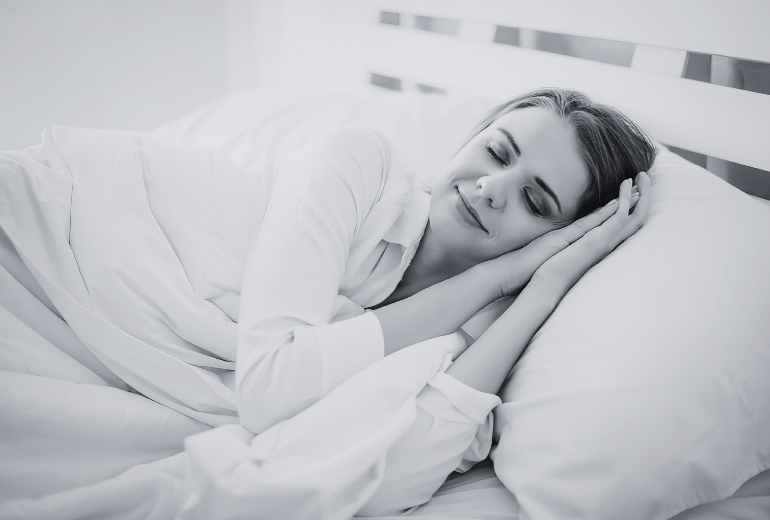 woman sleeping